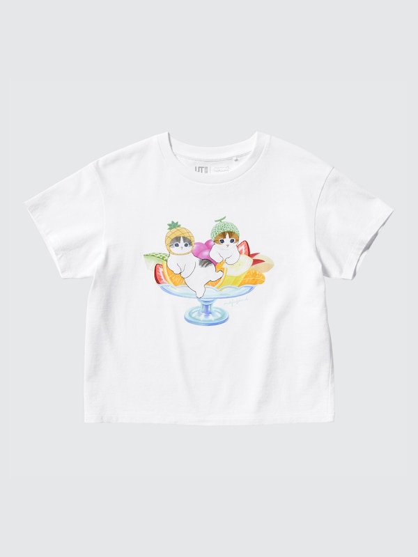 mofusand Fruits Paradise UT (Short-Sleeve Graphic T-Shirt)