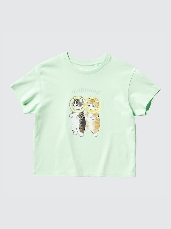 mofusand Fruits Paradise UT (Short-Sleeve Graphic T-Shirt)