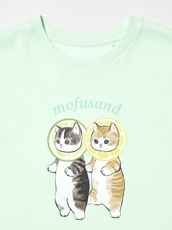mofusand Fruits Paradise UT (Short-Sleeve Graphic T-Shirt)