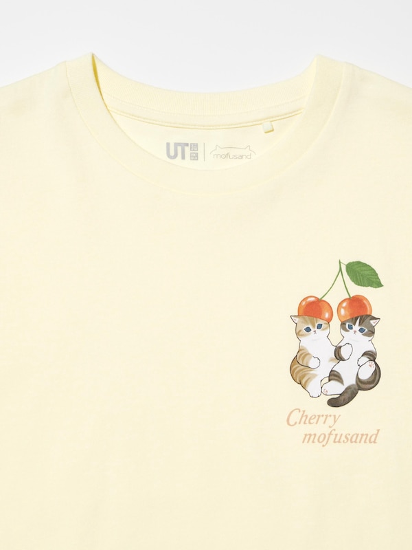mofusand Fruits Paradise UT (Short-Sleeve Graphic T-Shirt)