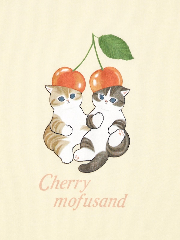 mofusand Fruits Paradise UT (Short-Sleeve Graphic T-Shirt)
