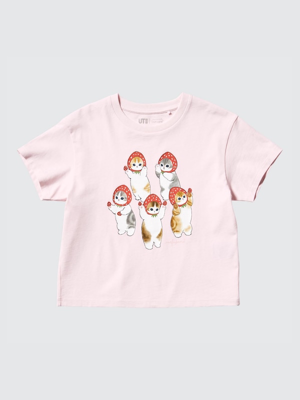 mofusand Fruits Paradise UT (Short-Sleeve Graphic T-Shirt)