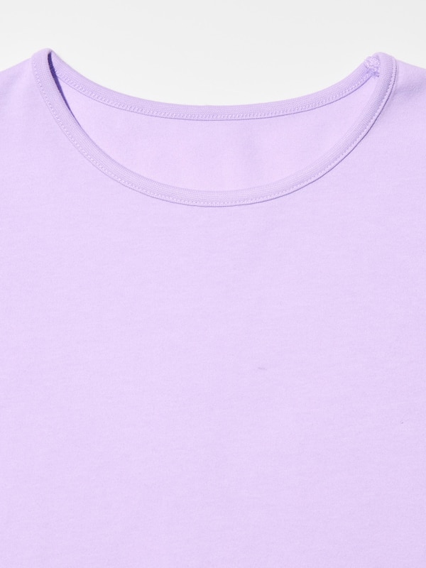 Girls AIRism Cotton Blend Set (Short Sleeve)