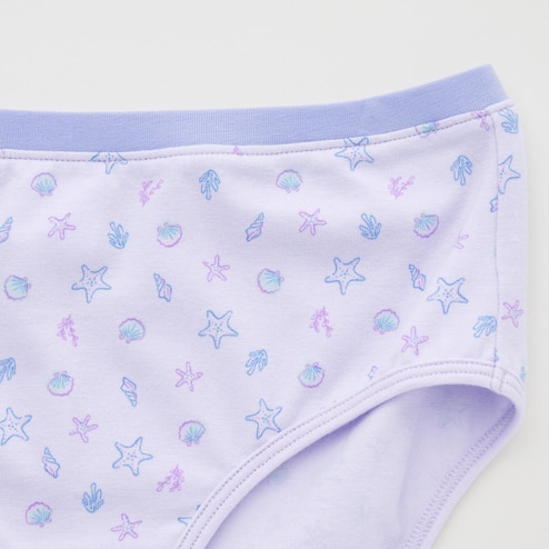 NWT Uniqlo Kids Girls Shorts Underwear Panties Set of 3 Size 3-4