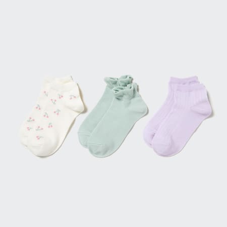 Medias para niñas DE algodon calcetines blancos colores de niña 5 Pares  OFERTa