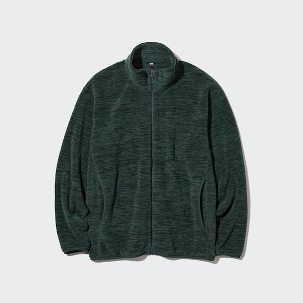 Fleece Full Zip Jacket Heather UNIQLO US fleece-full-zip-jacket-heather-uniqlo-us