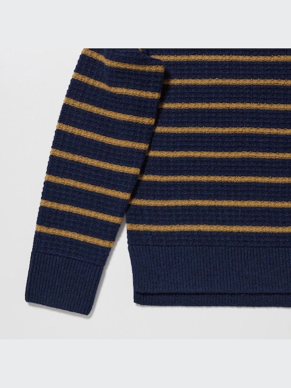 Premium Lambswool Long-Sleeve Sweater