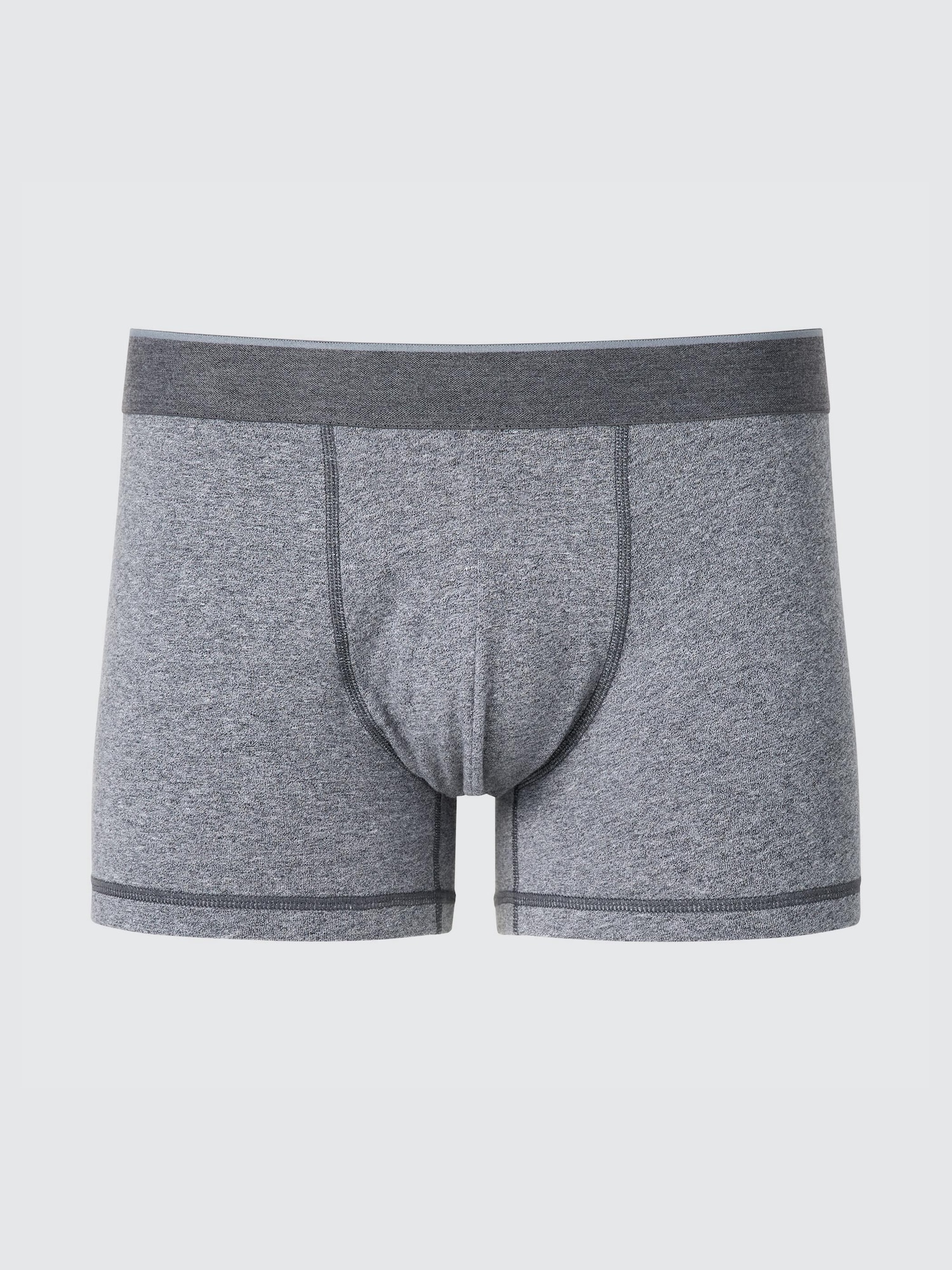 Men s Cotton Low Rise Boxer Briefs with Odor Control Gray 3XL Uniqlo US