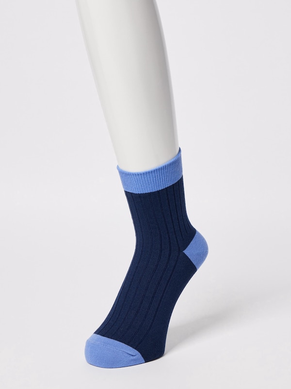 Ribbed Lined Half Socks