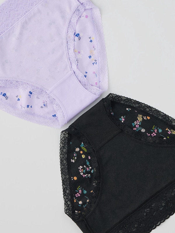 Briefs (High Rise, Flowers)