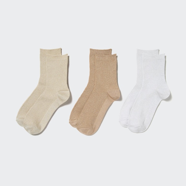 Crew Glitter Socks (3 Pairs) | UNIQLO US