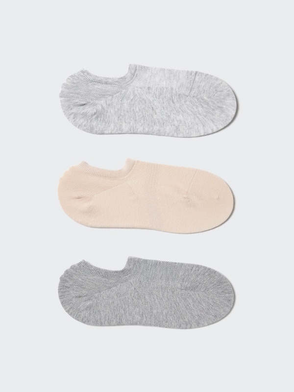 No-Show Socks (Mesh, 3 Pairs)
