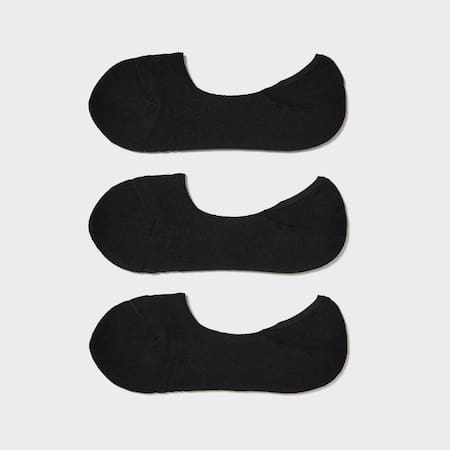Pile Invisible No-Show Socks (Three Pairs)