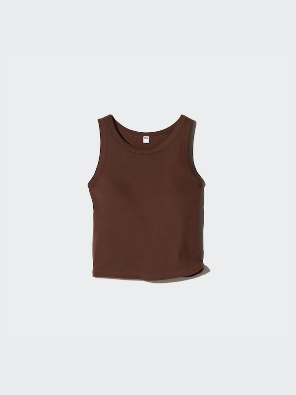 Ribbed Cropped Bra Top