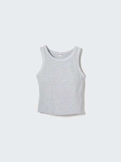 Ribbed Cropped Sleeveless Bra Top 2