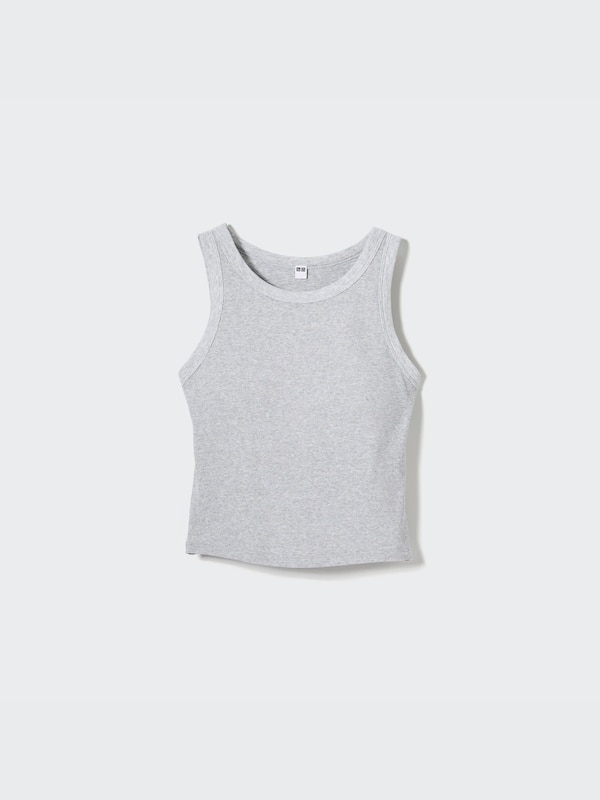 Ribbed Cropped Bra Top