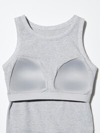 Ribbed Cropped Sleeveless Bra Top