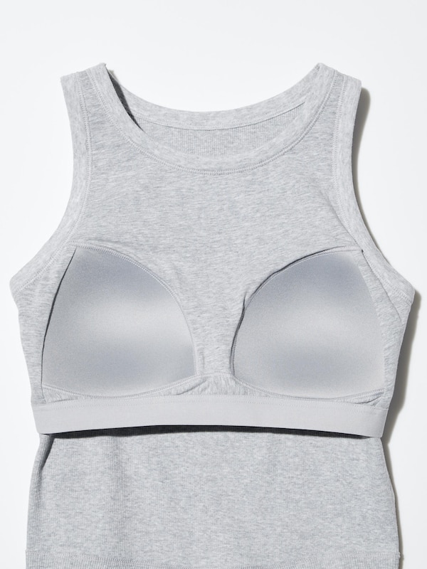 Ribbed Cropped Bra Top