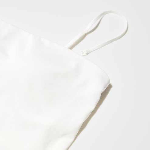 BNWT uniqlo airism cotton cropped bra tube top in white