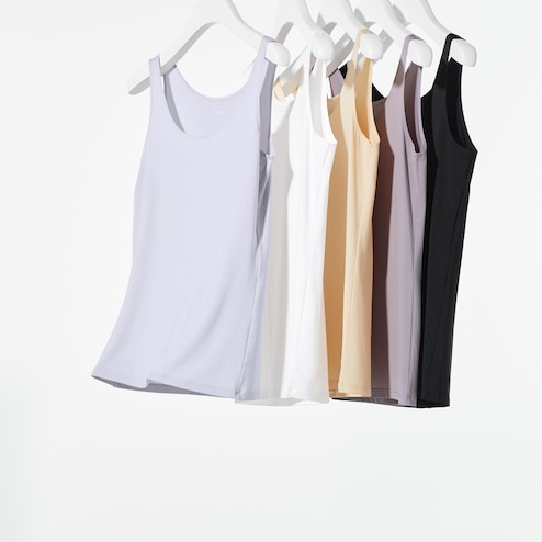 UNIQLO AIRism Sleeveless Bra Top S/M/L/XL 4Colors Tank with Cups