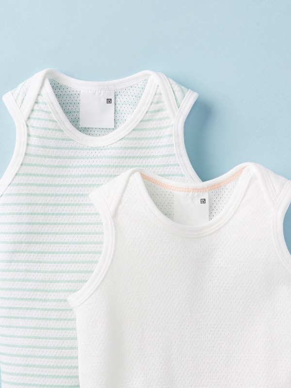 Baby Cotton Mesh Inner Bodysuit