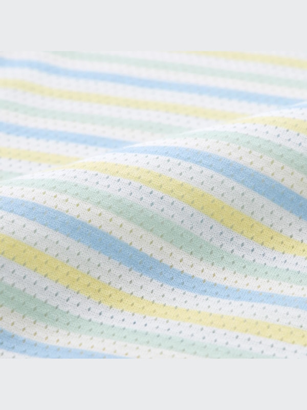 Cotton Mesh Inner Bodysuit | Striped