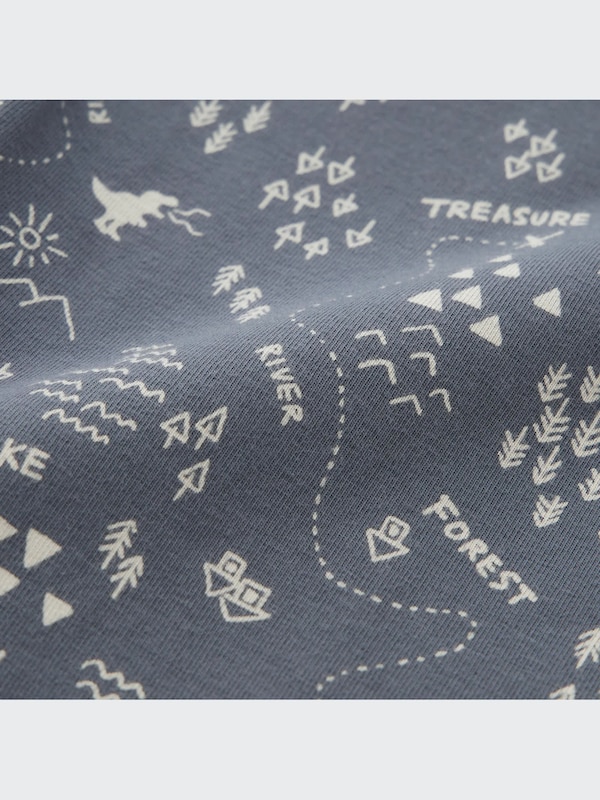 Relaxed Fit Printed Cropped Leggings