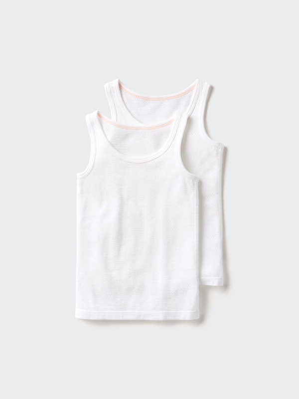 Cotton Mesh Inner 2 Pack Tank Top