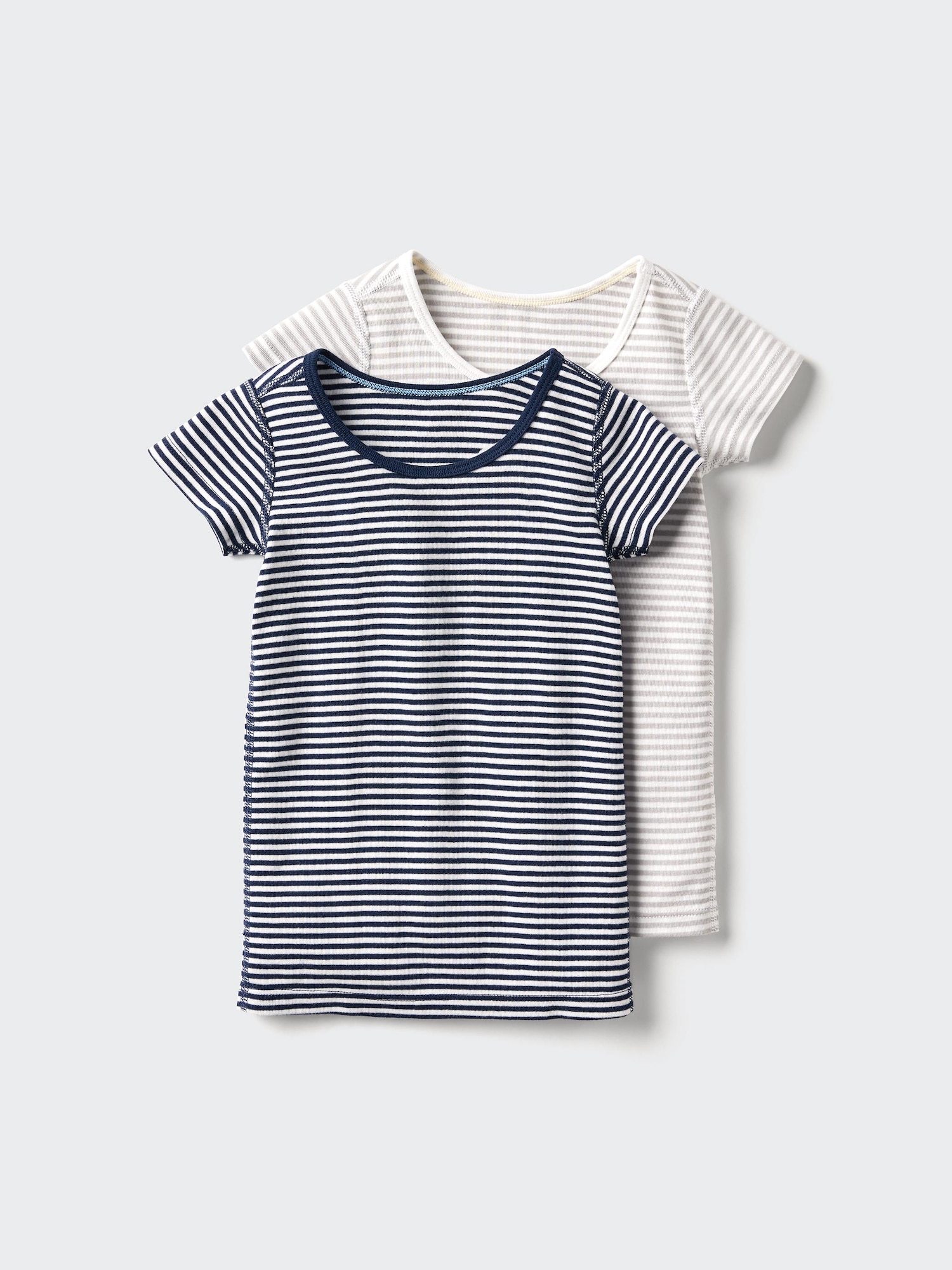 Cotton Ribbed T-Shirt (2 Pack)