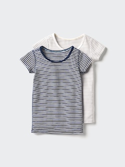 Cotton Ribbed T-Shirt (2 Pack)