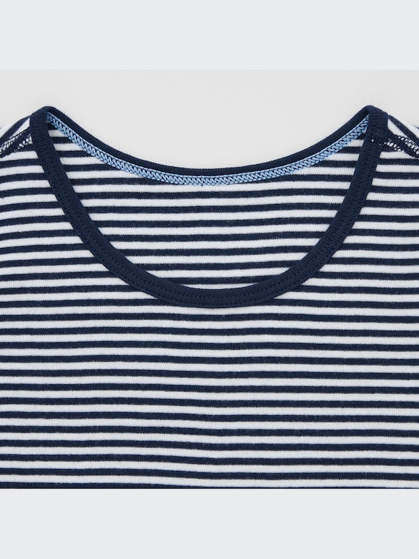 Cotton Ribbed Striped T-Shirt (2 Pack)