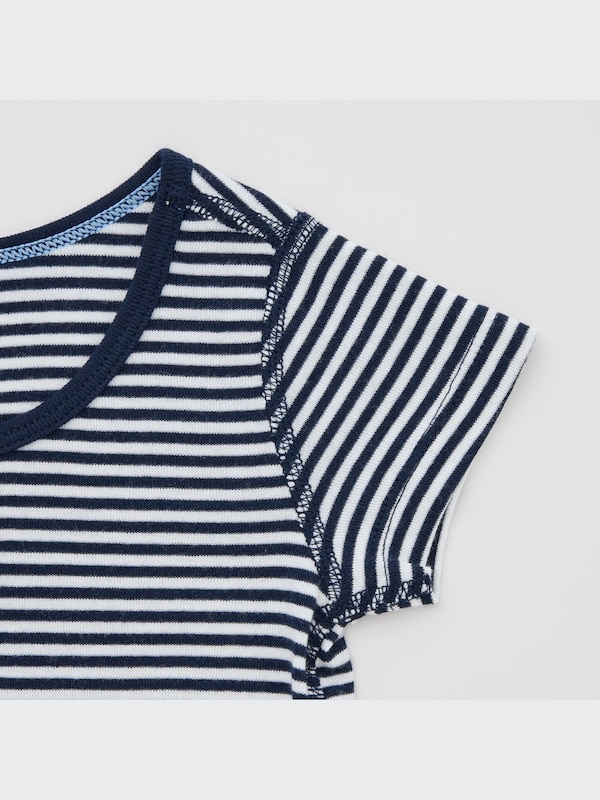 Cotton Ribbed Striped T-Shirt (2 Pack)