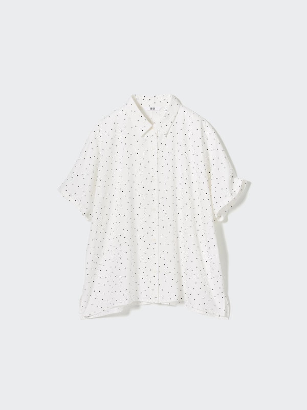 Rayon Short Sleeve Blouse (Print)