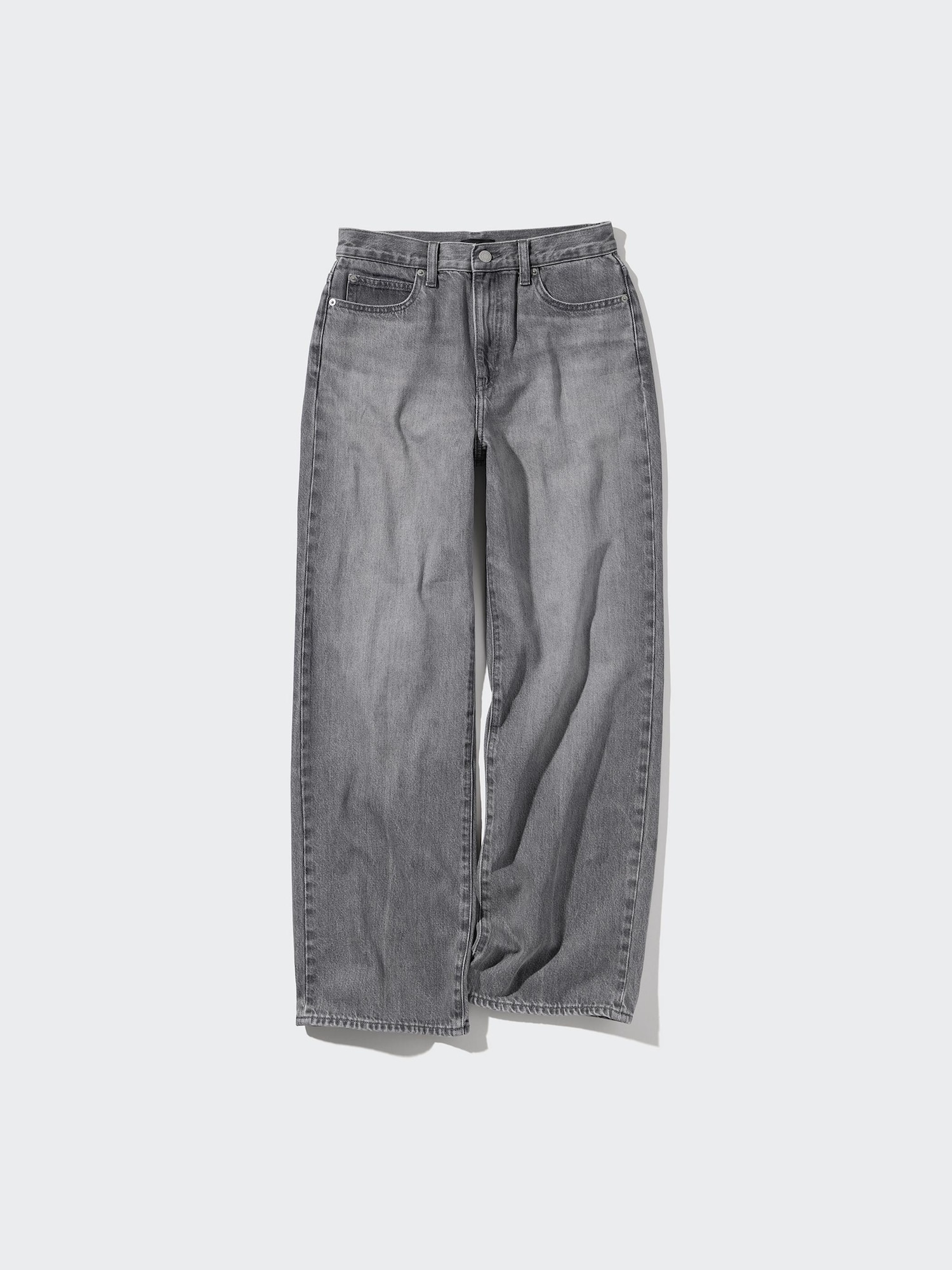 25SSストレートパンツ【RONRON】SIDE LINE STRAIGHT DENIM Wide Straight Jeans | UNIQLO US