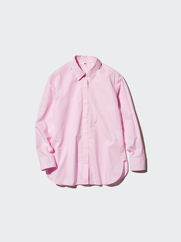CHEMISE EN COTON EXTRA-FIN MANCHES LONGUES