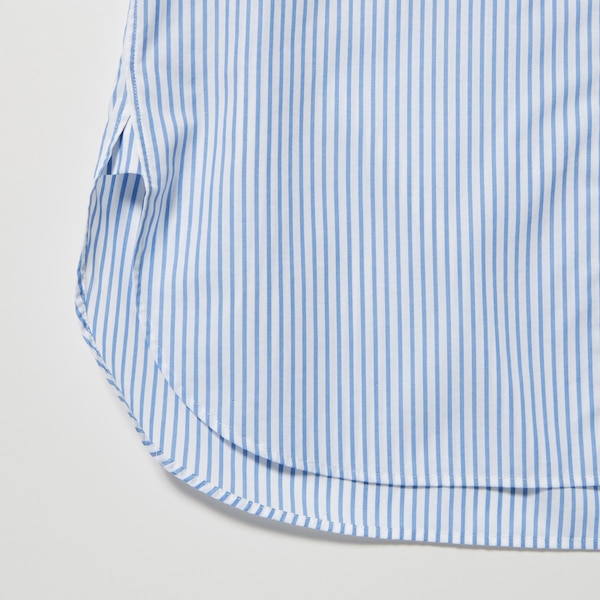 Extra Fine Cotton Striped Long-Sleeve Shirt | UNIQLO US