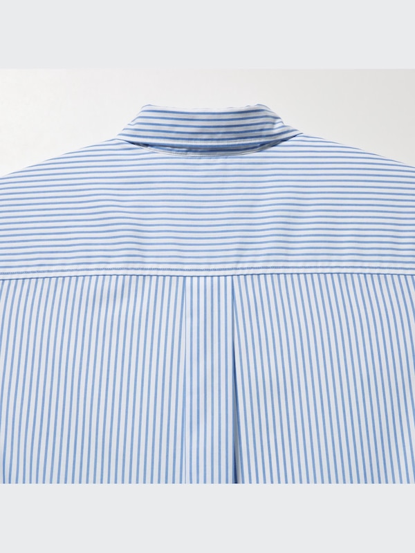 Extra Fine Cotton Striped Long-Sleeve Shirt