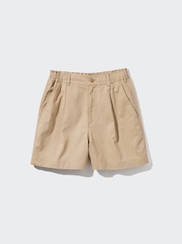 Linen Cotton Blend Shorts