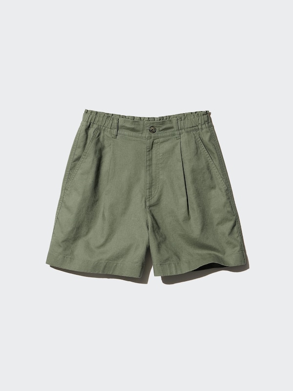 LINEN COTTON SHORTS