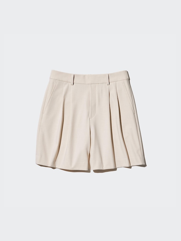 Pleated Shorts