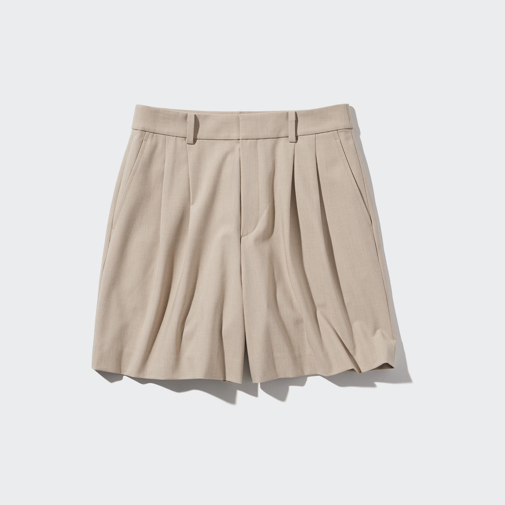 Pleated Shorts