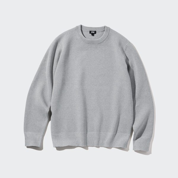 Washable Milano Ribbed Crew Neck Sweater | UNIQLO US