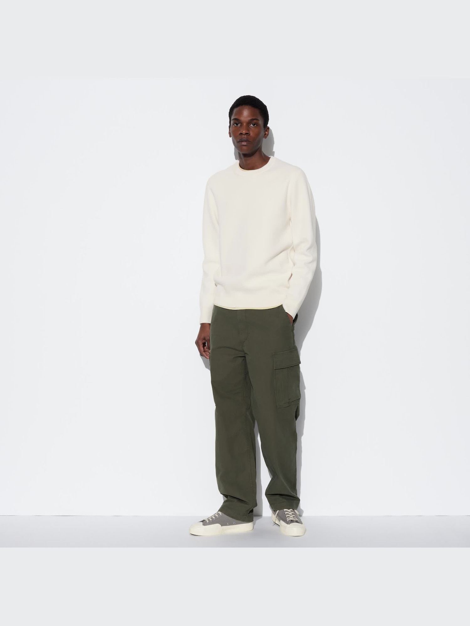 Men's Washable Milano Ribbed Crew Neck Sweater | UNIQLO US