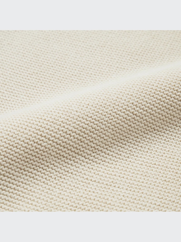 3D Knit Crew Neck Sweater