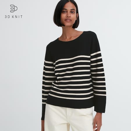 3 Ways to Wear a Black and White Striped Sweater - Straight A Style