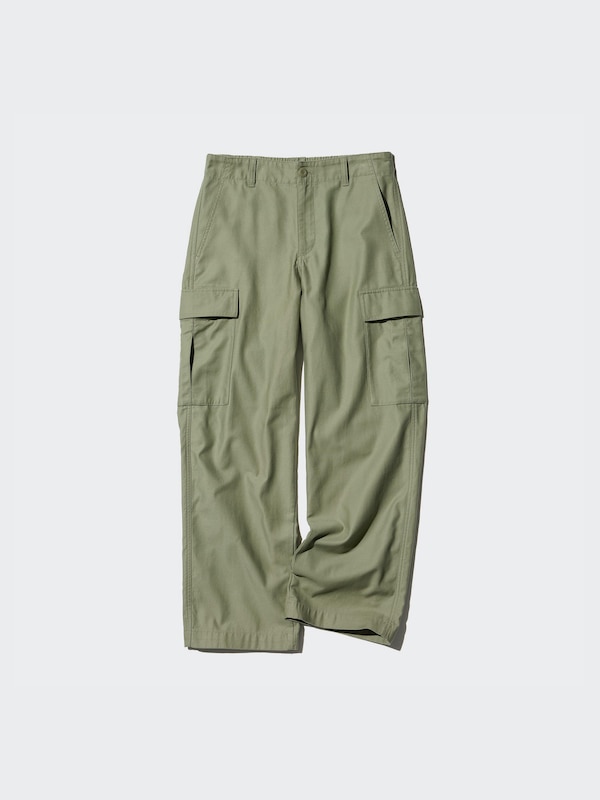 Wide Straight Cargo Pants