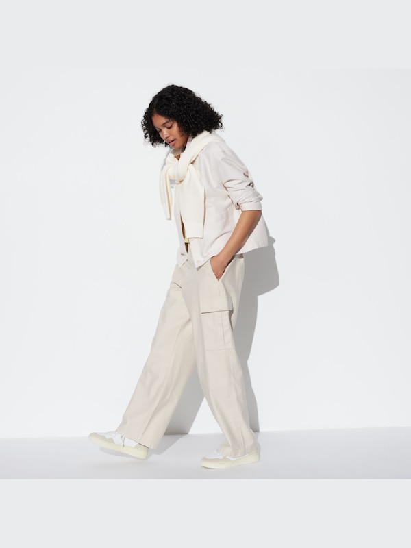 WIDE STRAIGHT CARGO PANTS