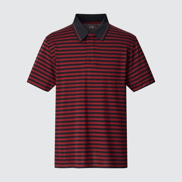 DRY-EX Short-Sleeve Polo Shirt (Striped) (Adam Scott)