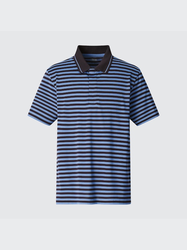 DRY-EX Short-Sleeve Polo Shirt (Striped) (Adam Scott)