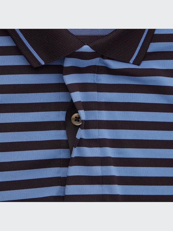 DRY-EX Short-Sleeve Polo Shirt (Striped) (Adam Scott)